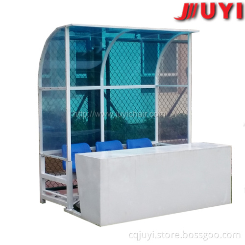 TS-01 Curved roof soccer team shelter portable shelter sports bench playground bench